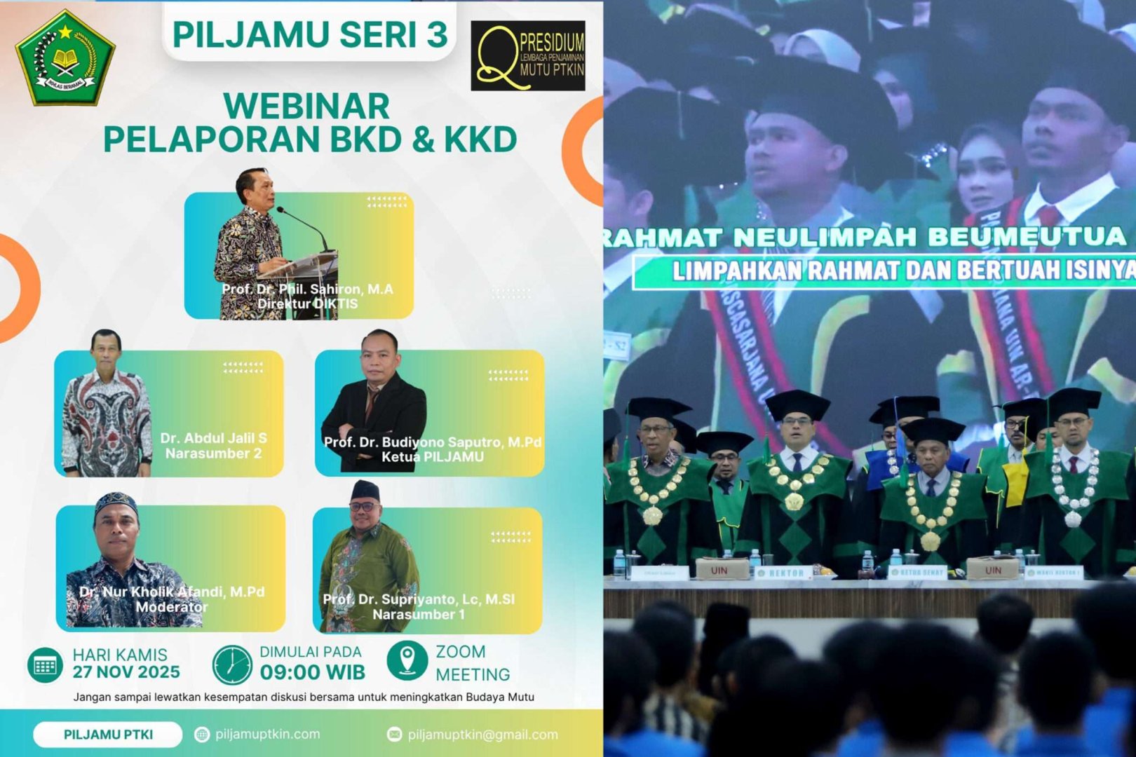 [Repost] UIN Ar-Raniry Paparkan Praktik Terbaik Pelaporan KKD di Webinar Nasional PILJAMU