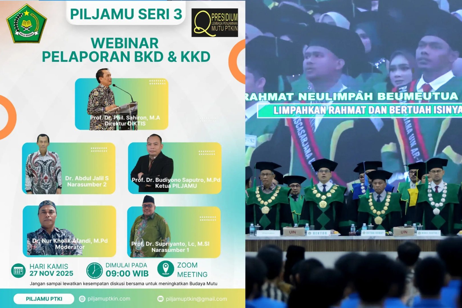 [Repost] UIN Ar-Raniry Paparkan Praktik Terbaik Pelaporan KKD di Webinar Nasional PILJAMU