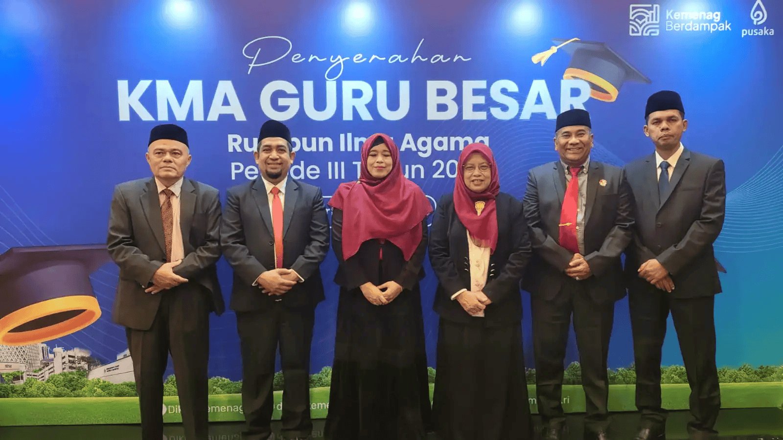 [Repost] UIN Ar-Raniry Tambah Enam Guru Besar, Total Profesor Kini 66 Orang